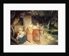 Outside the Cottage Door by Francis Wheatley