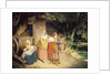 Outside the Cottage Door by Francis Wheatley