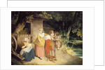 Outside the Cottage Door by Francis Wheatley