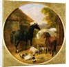 Farmyard Scene by John Frederick Herring Jnr