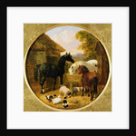 Farmyard Scene by John Frederick Herring Jnr