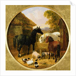 Farmyard Scene by John Frederick Herring Jnr