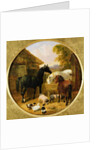Farmyard Scene by John Frederick Herring Jnr