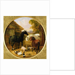 Farmyard Scene by John Frederick Herring Jnr