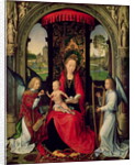 Madonna and Child with two Angels by Hans Memling