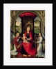 Madonna and Child with two Angels by Hans Memling
