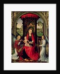 Madonna and Child with two Angels by Hans Memling