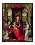 Madonna and Child with two Angels by Hans Memling