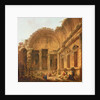 Interior of the Temple of Diana at Nimes, 1787 by Hubert Robert