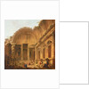 Interior of the Temple of Diana at Nimes, 1787 by Hubert Robert