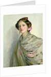 A Fair Spaniard, portrait of Mrs Chowne by John Lavery