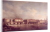 London Bridge before the Alteration in 1757 by Samuel Scott