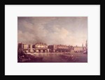London Bridge before the Alteration in 1757 by Samuel Scott