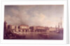 London Bridge before the Alteration in 1757 by Samuel Scott