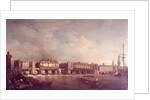 London Bridge before the Alteration in 1757 by Samuel Scott