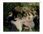 Hip Hip Hurrah! Artists' Party at Skagen, 1888 by Peder Severin Kroyer