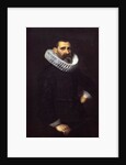 Portrait of a gentleman in a black tunic and ruff by Nicolaes Eliasz