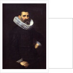 Portrait of a gentleman in a black tunic and ruff by Nicolaes Eliasz