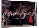 The Swearing of the Oath of Ratification of the Treaty of Münster, 1648 by Gerard ter Borch or Terborch
