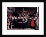 The Swearing of the Oath of Ratification of the Treaty of Münster, 1648 by Gerard ter Borch or Terborch