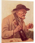 Old Man with a glass of wine by Gustave Courbet