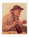 Old Man with a glass of wine by Gustave Courbet