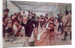 Scandinavian Artist's Luncheon at Cafe Ledoyen on Varnishing Day, 1886 by Hugo Birger