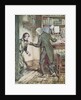 Scrooge and Bob Cratchit by Arthur Rackham