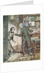 Scrooge and Bob Cratchit by Arthur Rackham