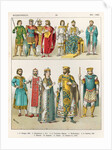 Dress at the Byzantine Court, 800-1000 by Albert Kretschmer