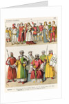 Spanish and Moorish Dress, c.1300 by Albert Kretschmer