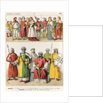 Spanish and Moorish Dress, c.1300 by Albert Kretschmer