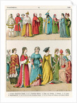 Italian Dress, c.1300 by Albert Kretschmer