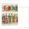 Italian Dress, c.1300 by Albert Kretschmer