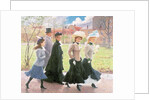 Female pupils for Confirmation by Tryggelin