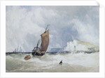 The Pilot Boat off Fecamp, Normandy by Charles Bentley