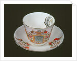 Moustache cup commemorating Victoria's Diamond Jubilee, 1897 by School English