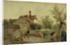 Landscape with a cottage by Joseph William Allen