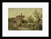 Landscape with a cottage by Joseph William Allen
