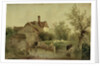 Landscape with a cottage by Joseph William Allen