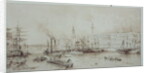 The Port of London by Thomas Allom
