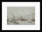 The Port of London by Thomas Allom