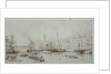 The Port of London by Thomas Allom