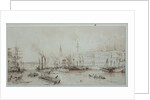 The Port of London by Thomas Allom