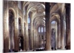 The Interior of St. Eustache, Paris, 19th century by Thomas Allom