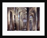 The Interior of St. Eustache, Paris, 19th century by Thomas Allom