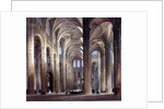The Interior of St. Eustache, Paris, 19th century by Thomas Allom