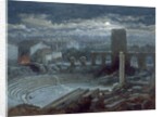The Roman Theatre, Arles, Moonlight by George Henry Andrews