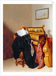 Lady seated by a Virginal by Pieter Codde