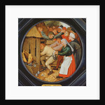 The Drunkard Pushed into the Pigsty by Pieter the Younger Brueghel